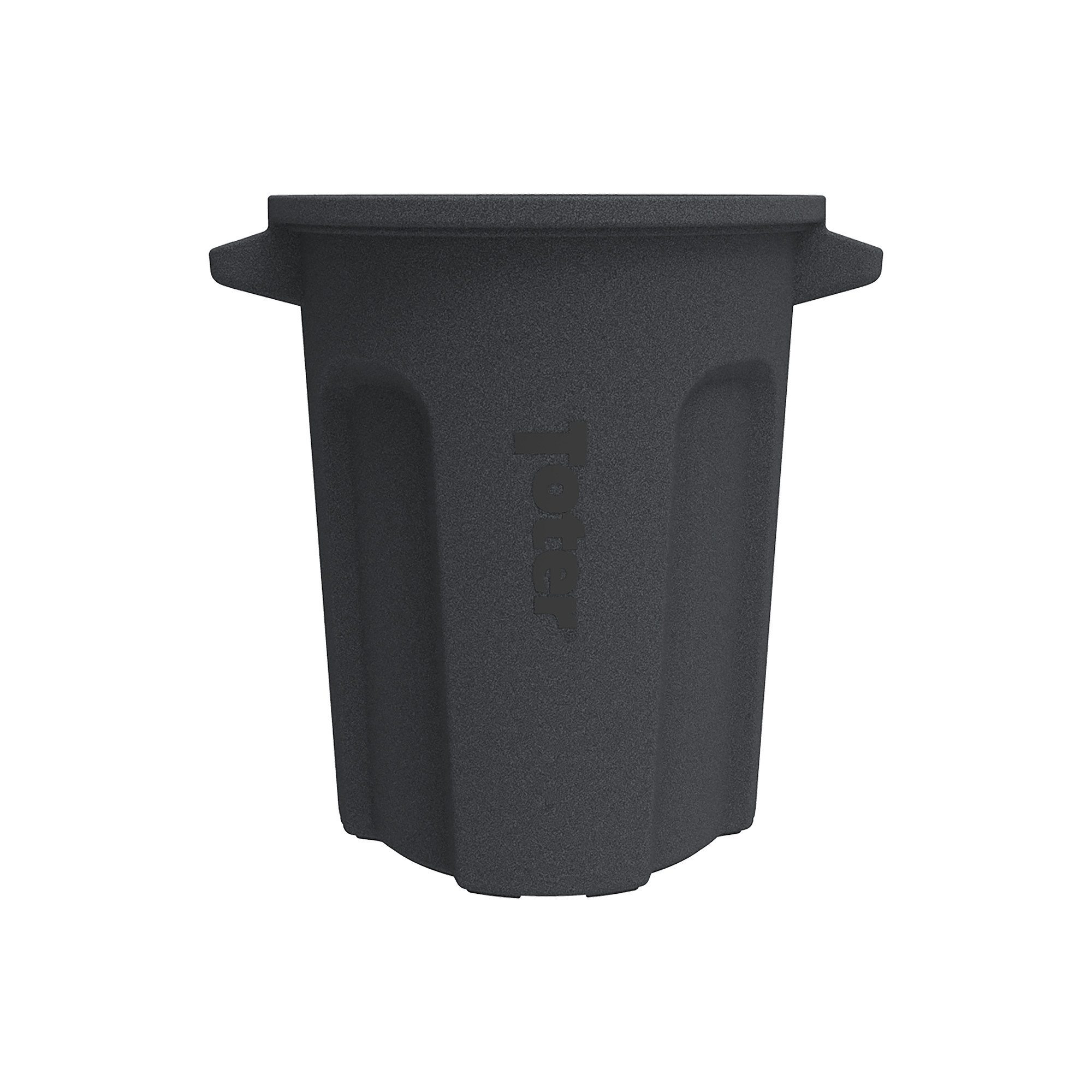 TOTER, 20 Gal Round Trash Can w/ Lift Handle - Granite, Capacity 20 Gal, Color Family Gray, Material Molded Plastic, Model# RND20-B